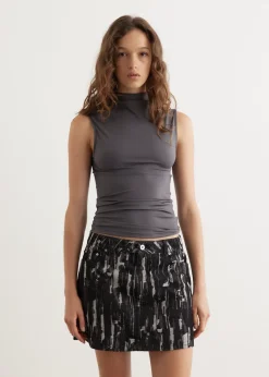 Tyne High Neck Tank Top