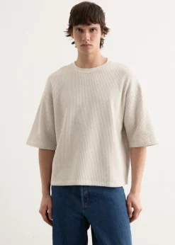 Waffle Half Sleeve T-Shirt