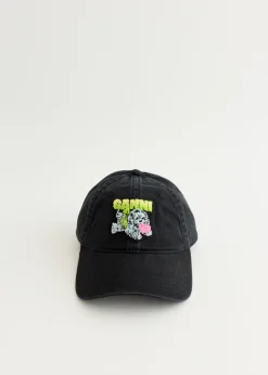 Washed Cotton Canvas Puppy Cap