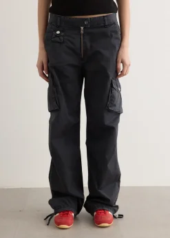 Washed Cotton Twill Pants