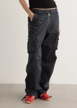 Washed Cotton Twill Pants