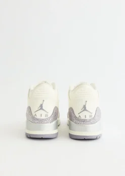 Women's Air Jordan 3 Retro 'Sail Cement Grey' Sneakers