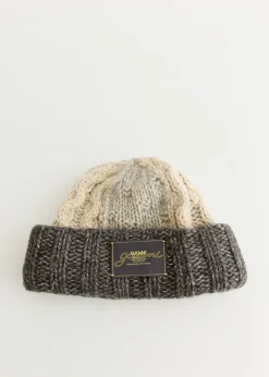 Wool Cotton Mix Knit Beanie