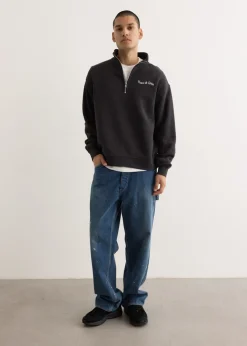 Wordmark Quarter Zip-Up