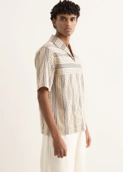 Woven Stripe Nautical Shirt
